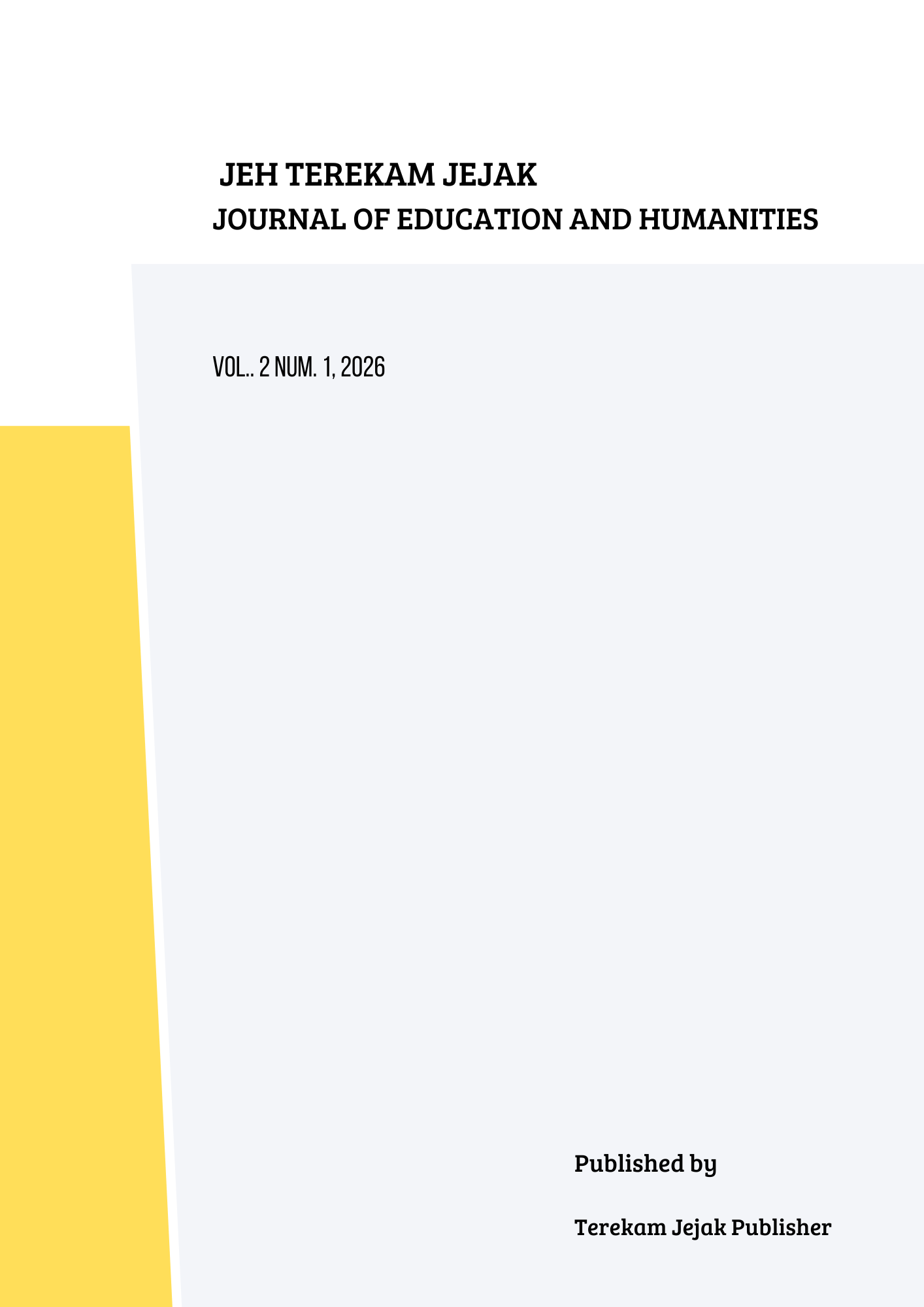 					View Vol. 2 No. 1 (2026): JEH Terekam Jejak
				